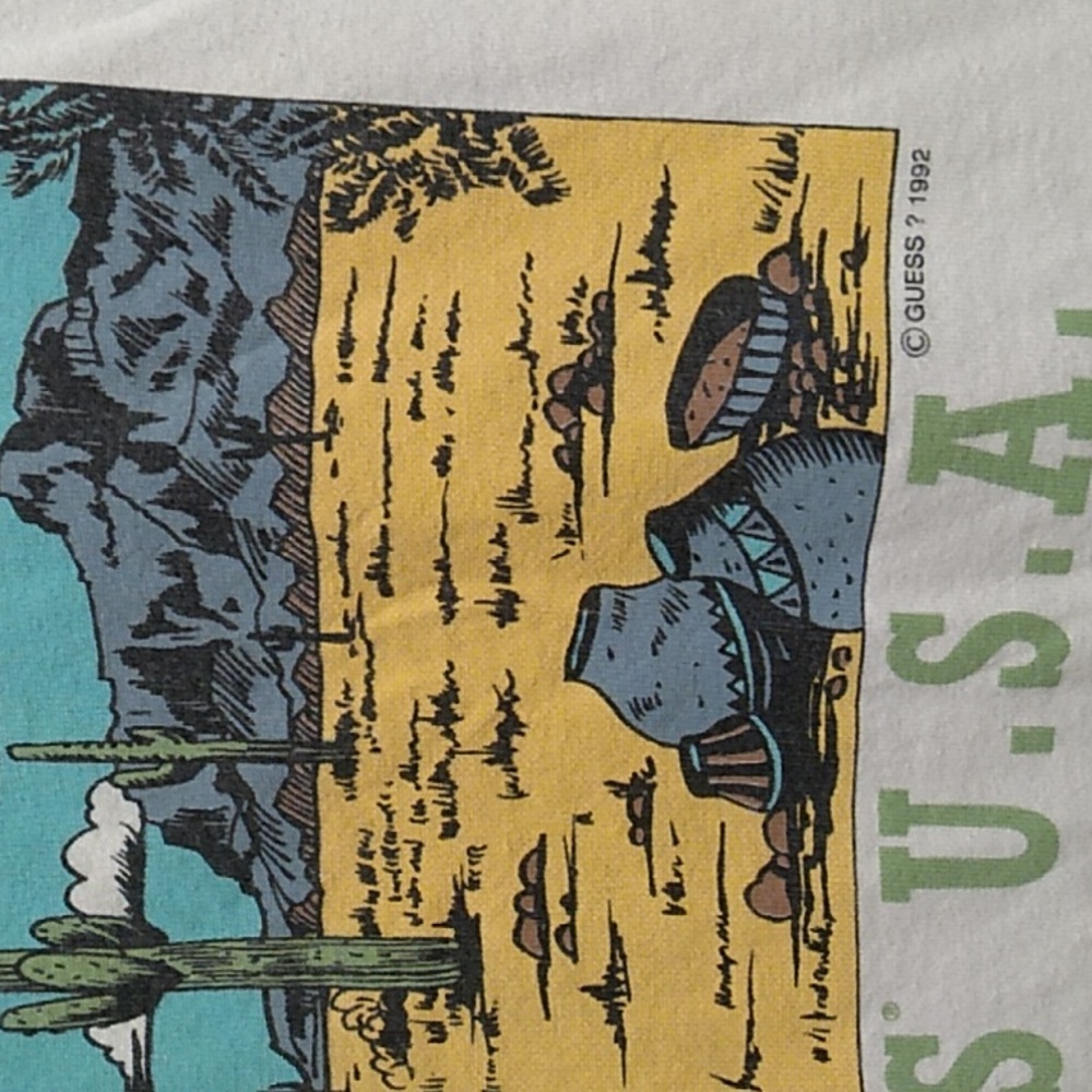 (A-80) SALE! RARE! 1992 GUESS U.S.A. By Georges Marciano One Of A Kind Shirt - Picture 5 of 12